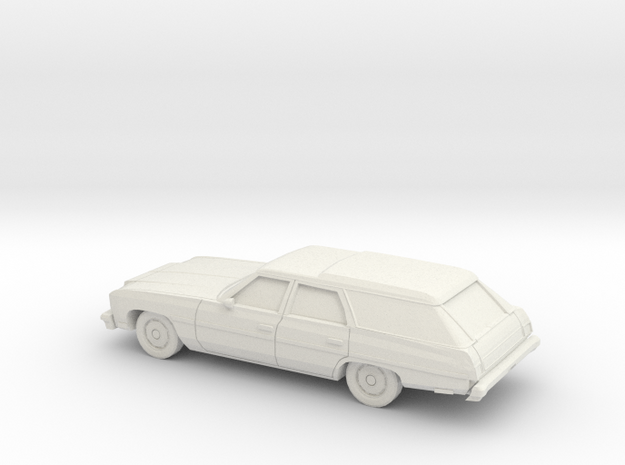 1/87 1976 Chevrolet Caprice- Impala Station Wagon in White Natural Versatile Plastic