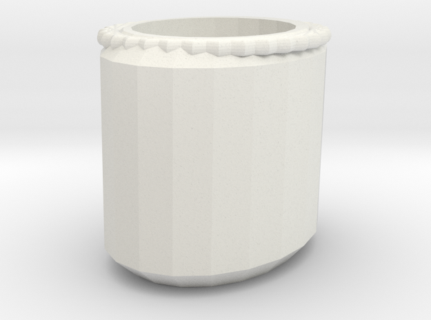 flower pot in White Natural Versatile Plastic: Medium