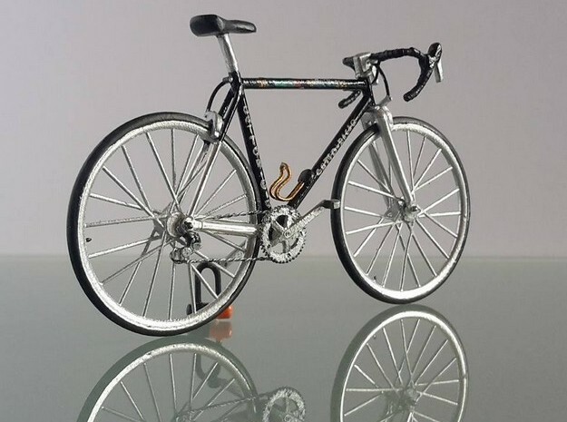 x6 1/18 bicycle wheels in Tan Fine Detail Plastic