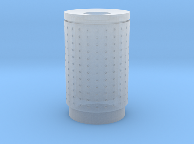 DSB 80L Affaldsbeholder (Litter bin) 1:120 in Tan Fine Detail Plastic
