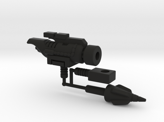 Dinobot Slug's Cannon, 5mm (PotP) in Black Natural Versatile Plastic