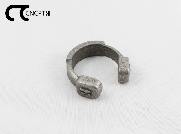 Concept R Headphone Ring in Polished Nickel Steel: 6.75 / 53.375