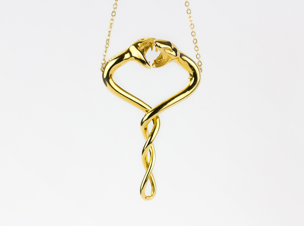 Entangled in 18k Gold Plated Brass