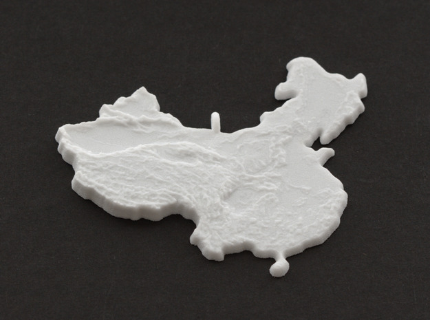 China Christmas Ornament in White Natural Versatile Plastic