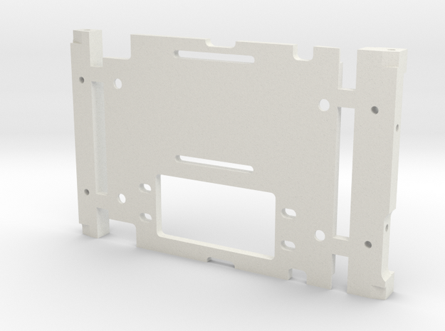 JaBird RC SCX10/10.2 CMS Plate in White Natural Versatile Plastic