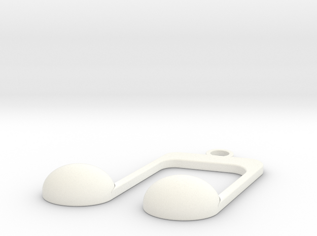 pendant6 in White Processed Versatile Plastic: Small