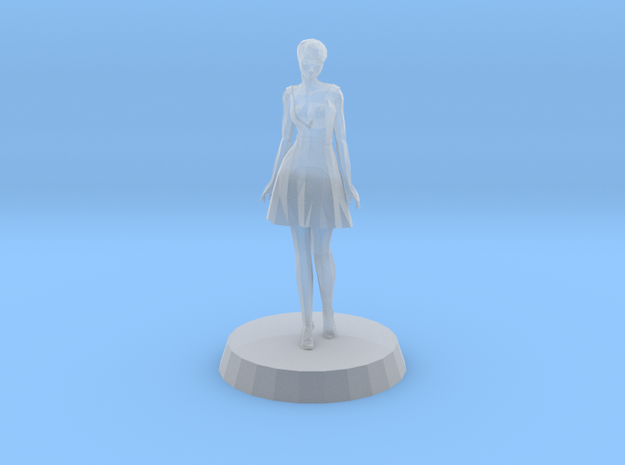 Girl - Standing in Smoothest Fine Detail Plastic