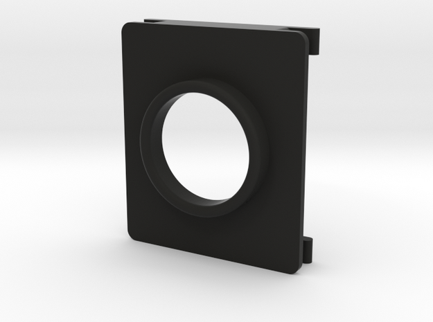 MI-6 Case Front Button Bezel in Black Natural Versatile Plastic