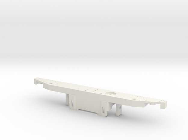 Rear bumper D90 without tow bar RC4WD Gmade in White Natural Versatile Plastic