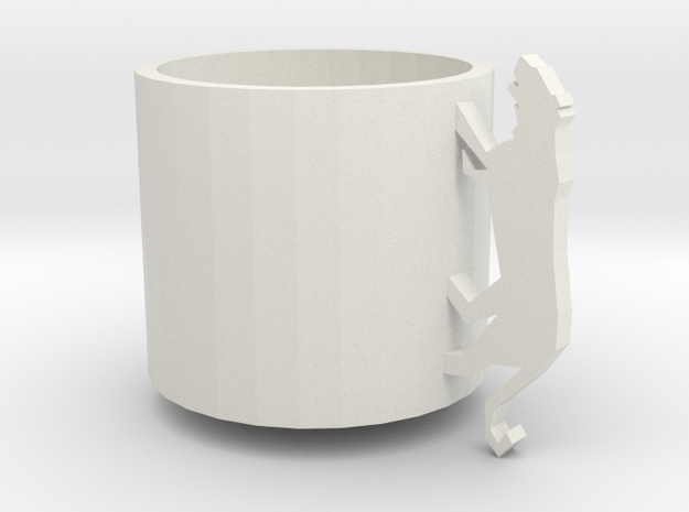 Tiger Cup in White Natural Versatile Plastic