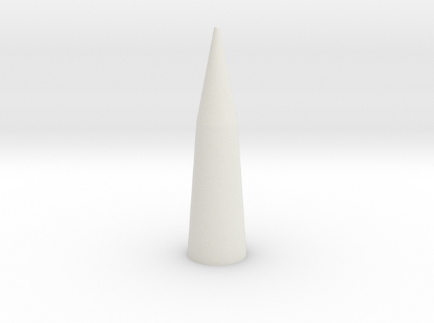 Pershing 1A Nose Cone BT80 Part2 in White Natural Versatile Plastic