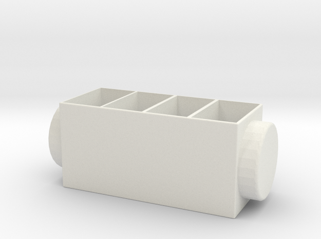 Storage Box in White Natural Versatile Plastic