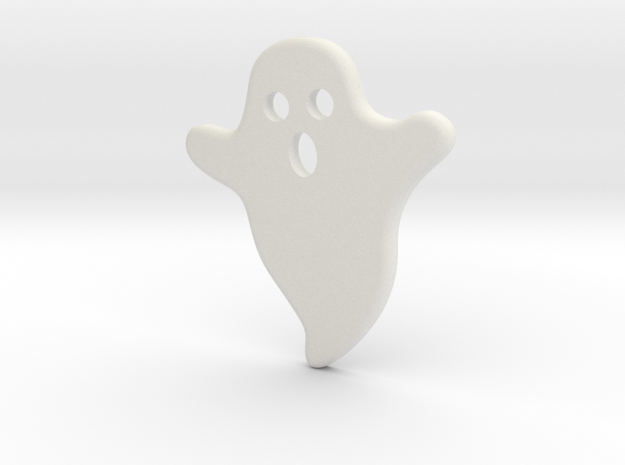 DIY Frebird Fridge Magnet - Midi Ghost (Positive) in White Natural Versatile Plastic