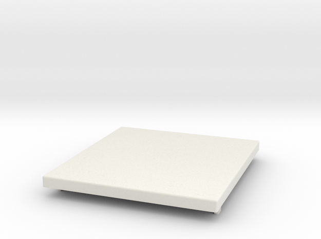 VW Pick-up Deck Cover in White Natural Versatile Plastic