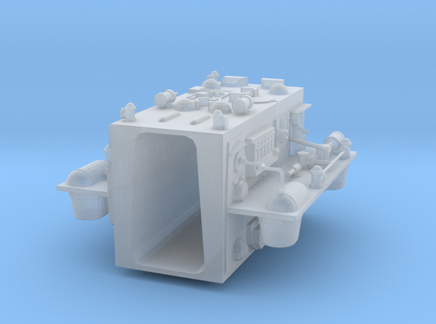 Rear insert for 12" Eagle Kit! in Smooth Fine Detail Plastic