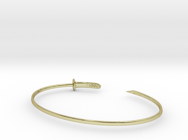 Zanpakuto bracelet in 18k Gold Plated Brass