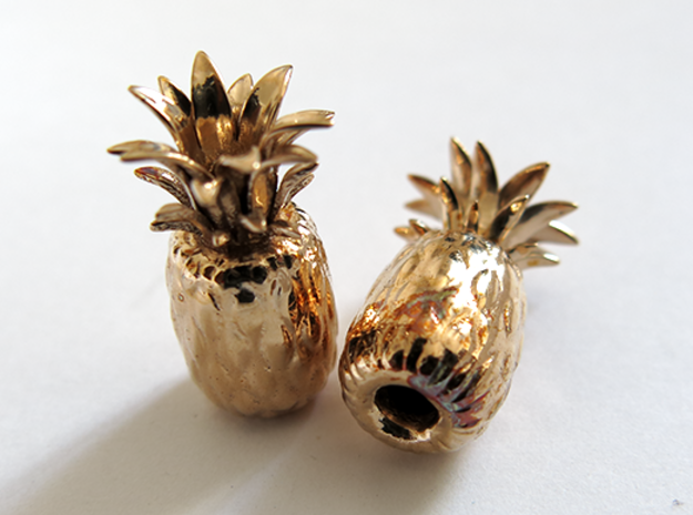 Pineapple in Polished Bronze