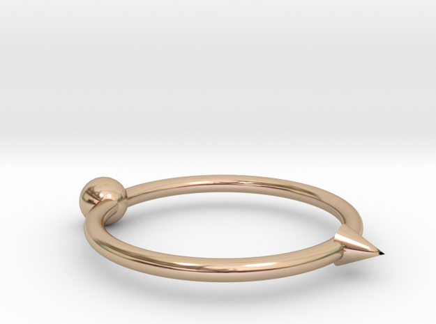 Remind in 14k Rose Gold Plated Brass
