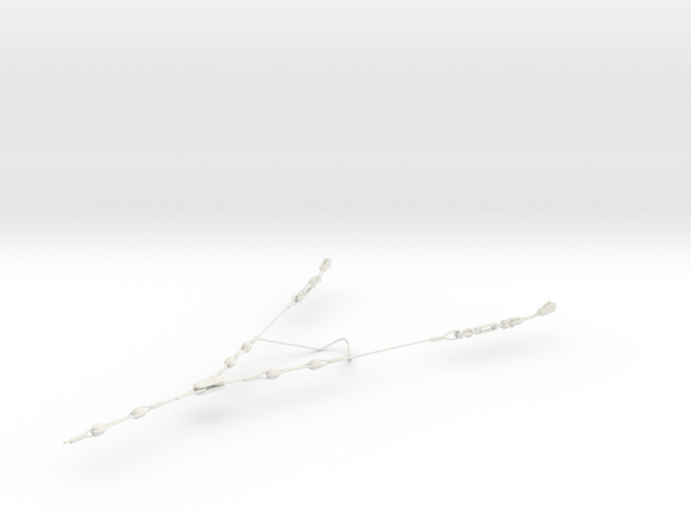 1/11 DKM UBoot VIIC Rigging Isolator in White Natural Versatile Plastic