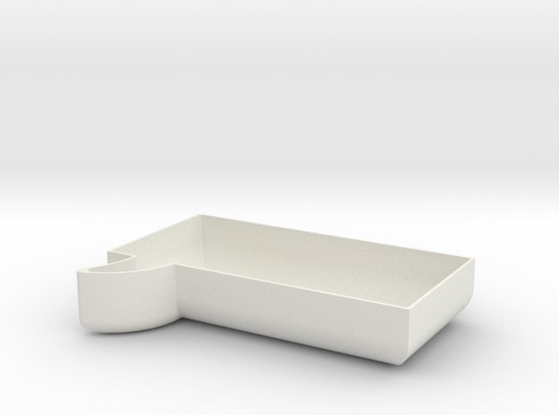 Square Chat Bubble Bowl in White Natural Versatile Plastic