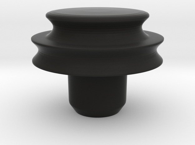 conversion pulley for Rega Planar 3 turntable in Black Natural Versatile Plastic