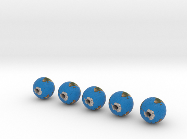 Earth with equator set of 5