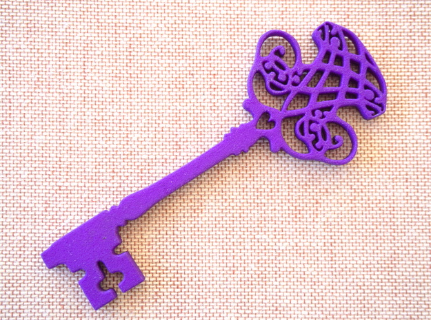 Magical Kids Key in Purple Processed Versatile Plastic