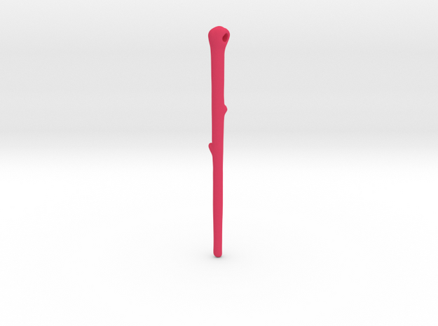 Rider-Waite Wand Pendant in Pink Processed Versatile Plastic