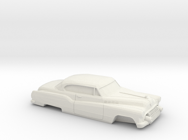 1/32 1950 Buick Roadmaster Coupe in White Natural Versatile Plastic