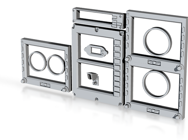 1.4 EC120 LCD SCREENS in Tan Fine Detail Plastic