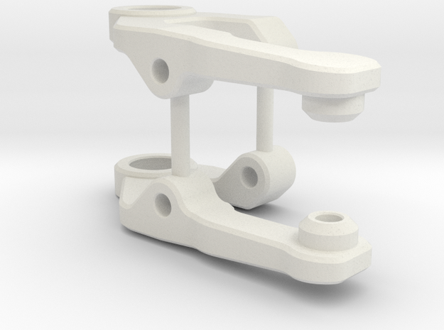 Kyosho MR-03 Wide Front suspension Arms in White Natural Versatile Plastic