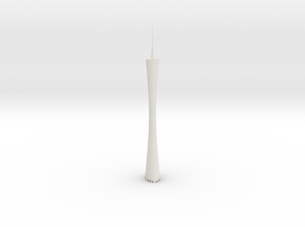 Guangzhou Tower (Test Acc) in White Natural Versatile Plastic