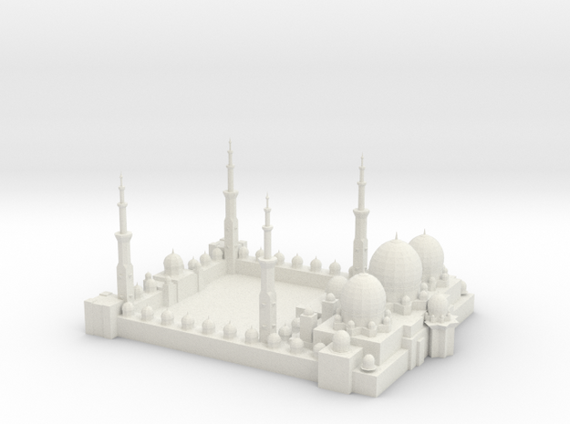 Sheikh Zayed Mosque (Test Acc) in White Natural Versatile Plastic