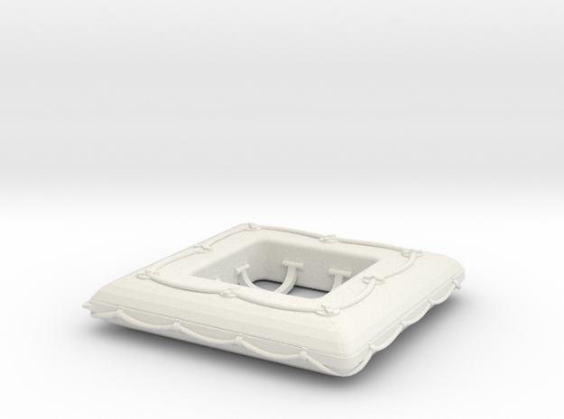 1/24 DKM Life Raft Single in White Natural Versatile Plastic