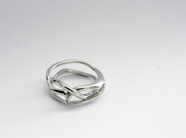 Terpsichore ring in Fine Detail Polished Silver: 3 / 44