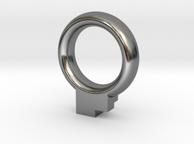 Fibonacci's Ring in Polished Silver: 11.5 / 65.25