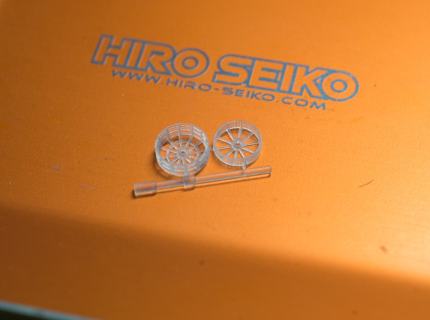 Disc Golf Korb  in Clear Ultra Fine Detail Plastic