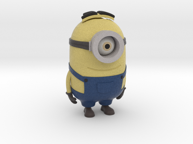 One eyed Minion from Despicable Me (hollow body) in Full Color Sandstone