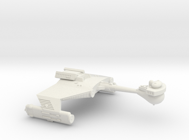 3788 Scale Klingon D5S Scout Cruiser WEM in White Natural Versatile Plastic