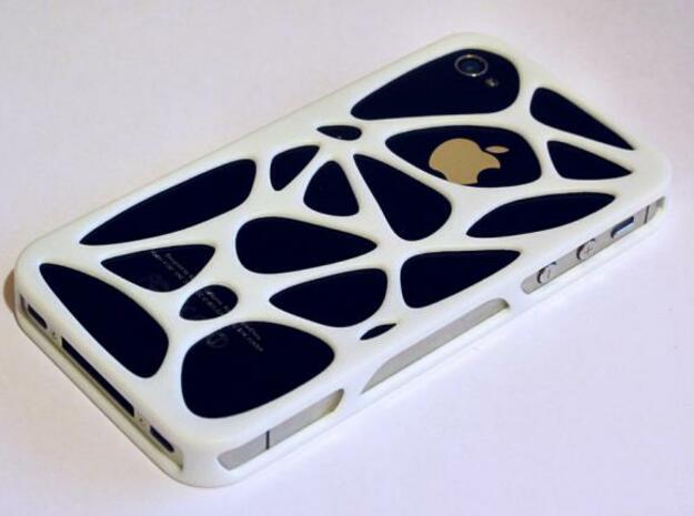 iPhone 4 / 4s case - Cell in White Processed Versatile Plastic