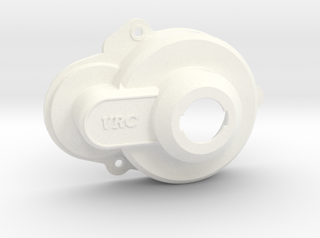 VRC Dyna Storm - E3 - Gear Case Cover in White Processed Versatile Plastic