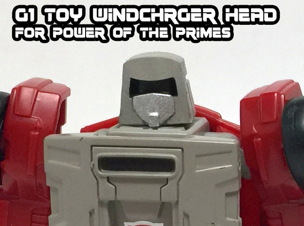 Windcharger (G1 Toy) Head for PotP in Smooth Fine Detail Plastic