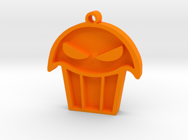 Limited Edition - Seattle Muffin Tops Pendant in Orange Processed Versatile Plastic