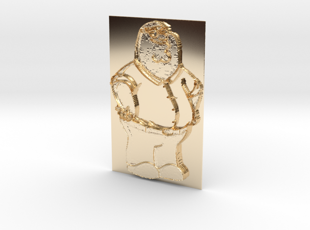 Peter Griffin Pendant in 14K Yellow Gold