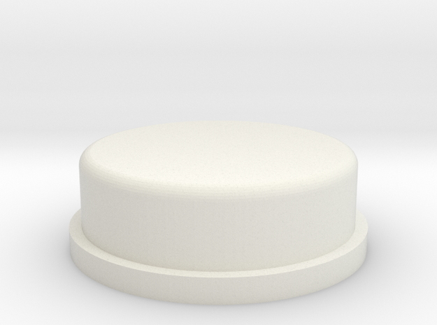 AT-AT Commander Round Edge Hollow in White Natural Versatile Plastic