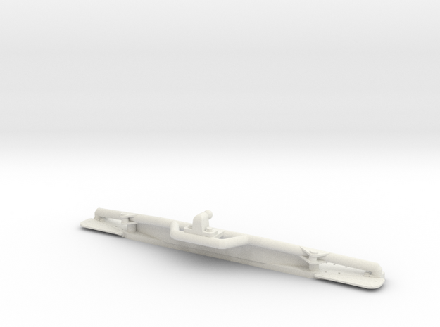 Rear bumper protection bar towbar mudflaps D90 RC4 in White Natural Versatile Plastic