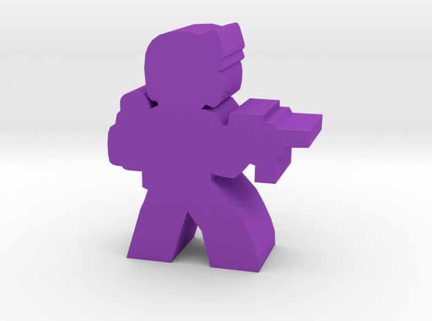 Game Piece, SNAKE Trooper in Purple Processed Versatile Plastic