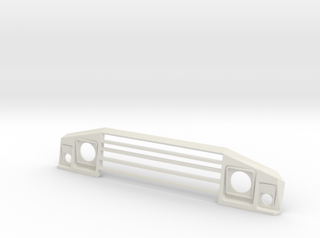 UMM Alter Front Grill in White Natural Versatile Plastic: 1:8