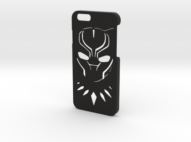 Black Panther Phone Case-iPhone 6/6s in Black Natural Versatile Plastic