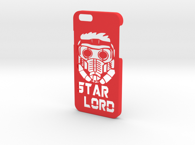 Star Lord Phone Case-iPhone 6/6s in Red Processed Versatile Plastic